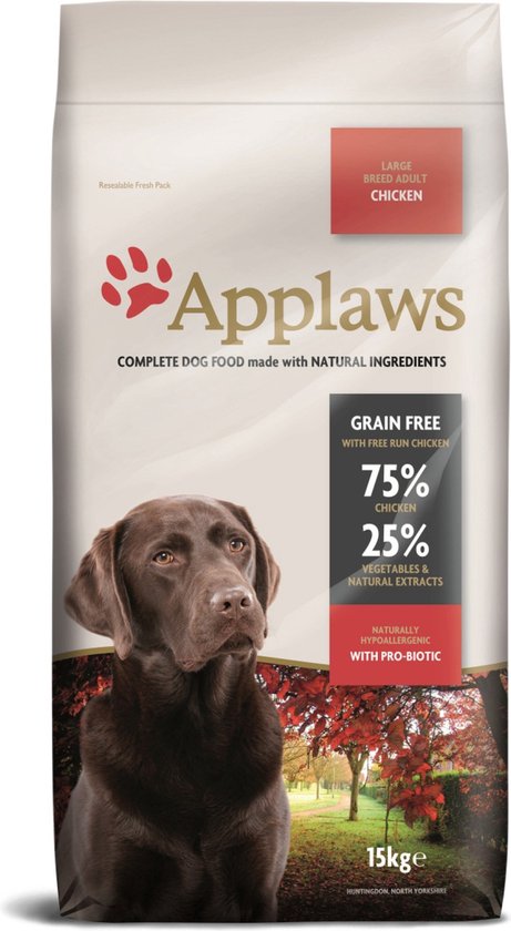Applaws Dog - Adult Large Breed - Chicken - 15 kg