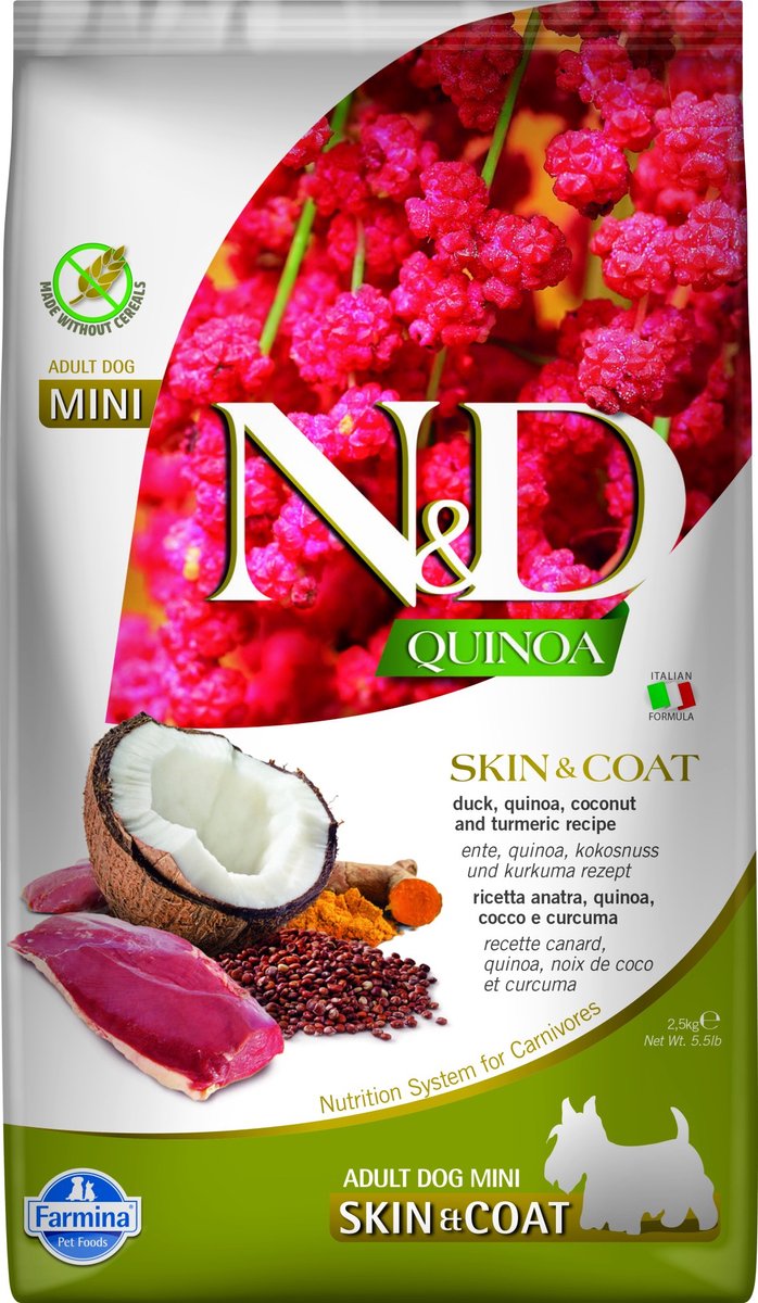 N&D FARMINA N&D Dog Quinoa Skin & Coat Duck Adult Mini - 2,5 kg
