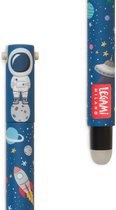 Legami Uitwisbare Pen - Astronaut - Inktkleur Zwart - Navulbaar - Back to School