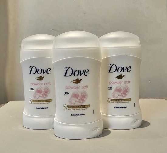 Dove Deo Stick Powder Soft 3x40 g bol