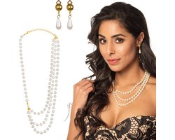 Boland - Set Pearl - Volwassenen - Vrouwen - Charleston - 20's - Roaring Twenties