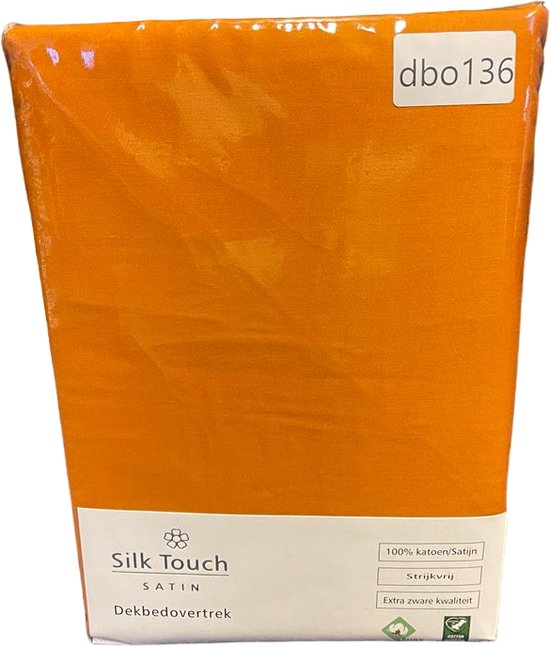 Cotton Touch dekbedovertrek - 200x220cm - Amber - Satin