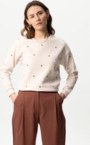 Sissy-Boy - Beige sweater met zonnetjes embroidery