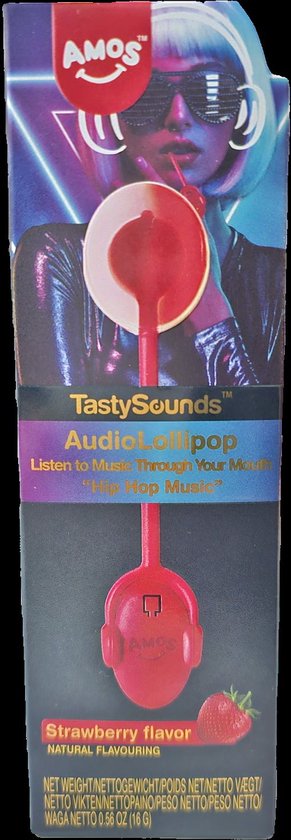 Silent Disco Lolly / Muziek Lollie Strawberry