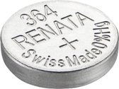 Renata 364 / SR621SW - zilveroxide knoopcel horlogebatterij - 2 (twee) stuks - Swiss Made