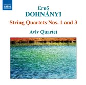 Aviv Quartet - Dohnányi: String Quartets Nos. 1 & 3 (CD)