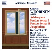 Da Camera Of Houston - Wuorinen: Ashberyana / Fenton Songs / Josquiniana (CD)