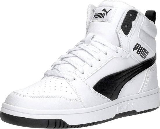 PUMA Rebound v6 Unisex Sneakers - Wit/Zwart