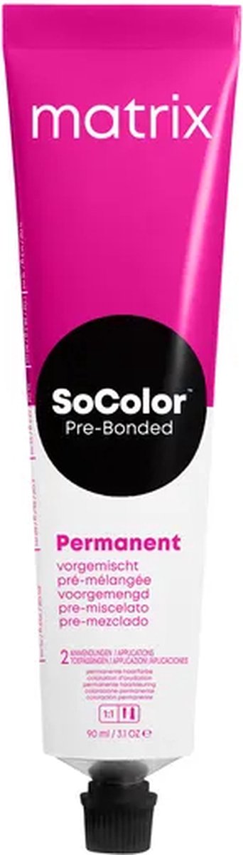 Matrix SoColor Pre-Bonded Permanent Crème Haarkleur Kleuring 90ml - 05MG Light Brown Mocha Golden / Hellbraun Mocca Gold