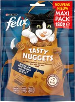 Felix Tasty Nuggets - Kattensnack - Kip & Eend - 6 x 180 g