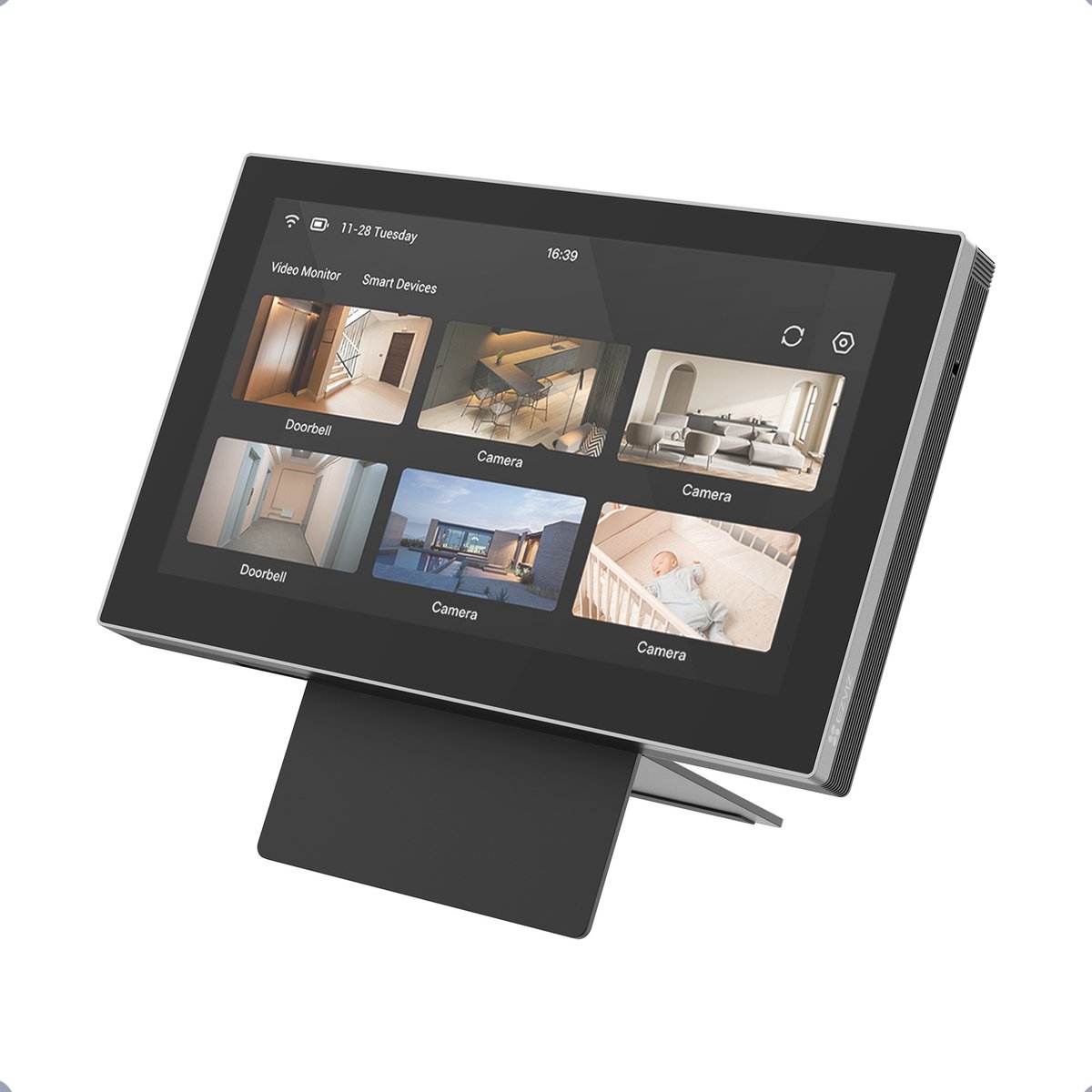 Ezviz SD7 Slim Scherm Touchmonitor Smart Home Hub Zwart