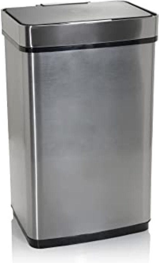 Bayt prullenbak met sensor – 60 L zilver | beschadigd
