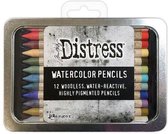 Ranger Tim Holtz Distress Watercolor Pencils 12 st Kit #6 TDH83603 Tim Holtz (02-24)