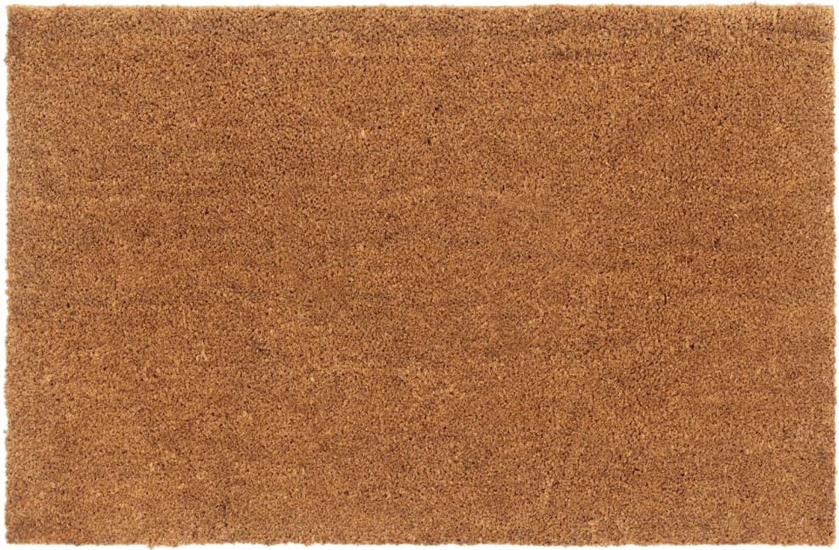 vidaXL - Deurmat - 65x100 - cm - getufte - kokosvezel - naturel