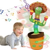 Speelgoed - Dansende Cowboy Cactus - Speelgoed 1+ Jaar - 120 Liedjes - Volumeregeling - Interactief - Verlichting