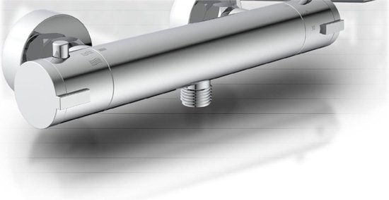 Hotbath Cobber Thermostatische Badkraan met uitloop Gepolijst Messing