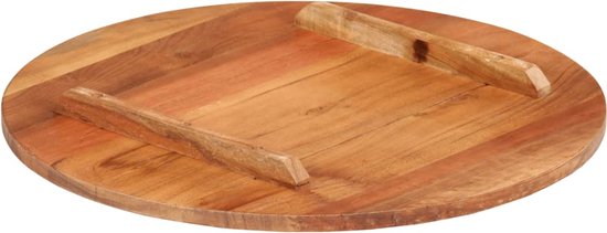 Tafelblad rond 15-16 mm 40 cm massief sheeshamhout | -nl