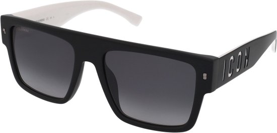 DSQUARED2 zonnebril ICON 0003/S Mannen-Zwart van Dsquared2 — afbeelding 2