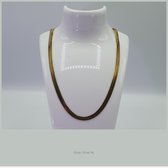 Gold Stainless Steel Snake Chain Necklace - 2024s Must-Have Accessory