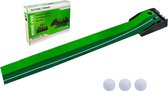 Putting Mat Golf - Putting Mat - 240cm - Inclusief 6 golfballen - Inclusief retroubaan - Putting Green - Golf - Training