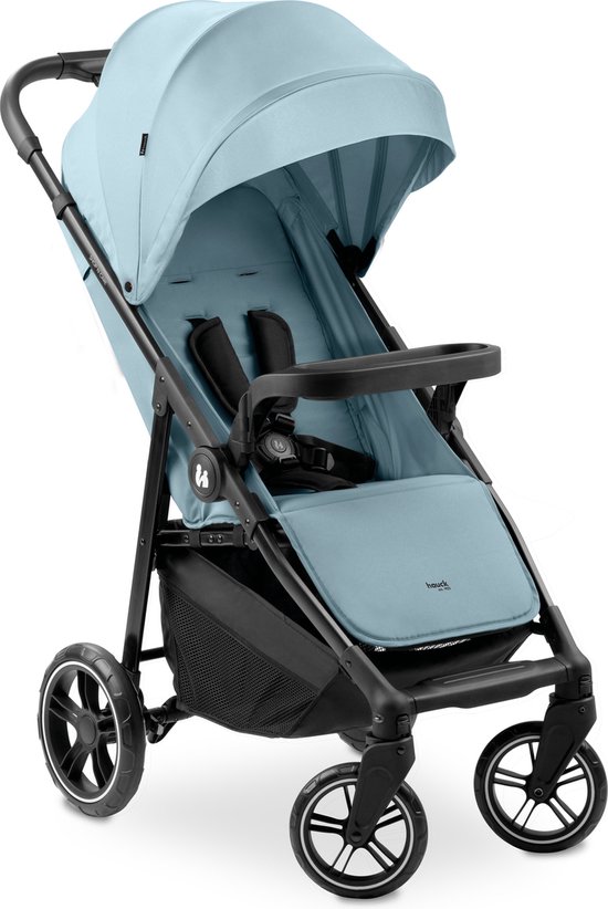 Foto: Hauck shop n care buggy bijzonder wendbaar opvouwbaar met n hand dusty blue