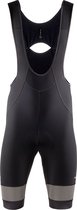 Nalini - Homme - Short de cyclisme court à Bretelles - Cuissard à bretelles - Cuissard de cyclisme avec chamois - Zwart - WARM REFLEX BIBSHORT - XXL