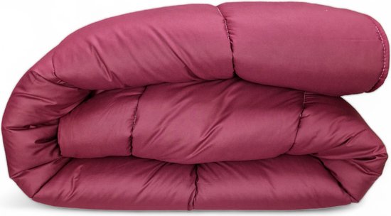 Dekbed imprimée 240x220cm Uni Fuchsia/ Blauw (imprimée recto verso)