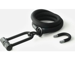 Tex-lock Eyelet U/X-lock slot 160 cm - textielkabel - zilver