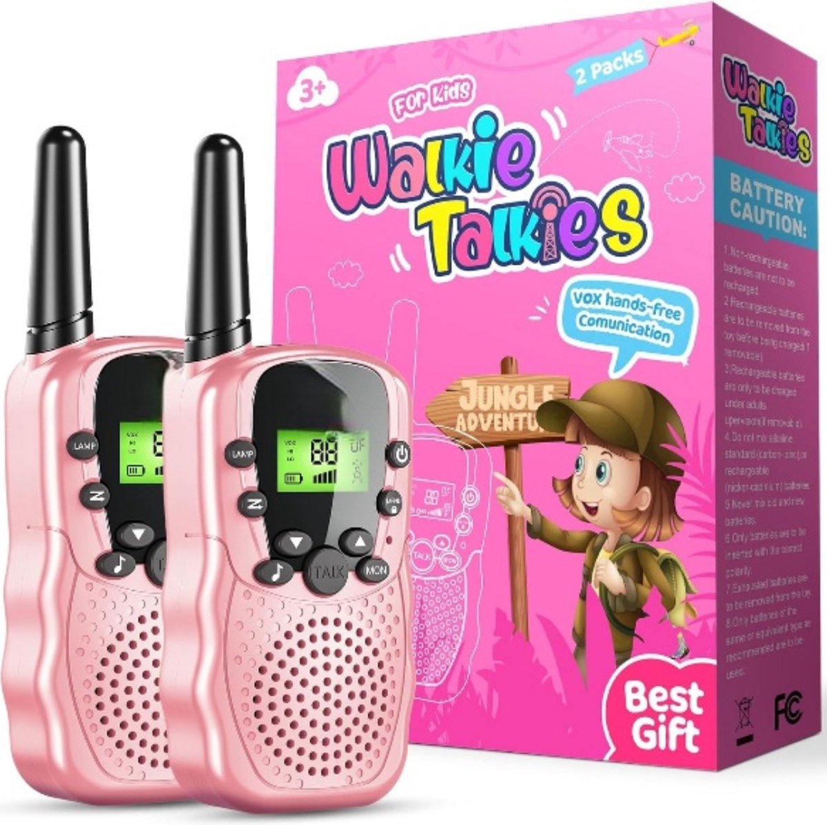 Velox Walkie Talkie Oplaadbaar - Walkie Talkie Kinderen - Walkie Talkie Met Oplader - Walkie Talkie Kinderen Oplaadbaar - Walkie Talkie Oplaadbaar Kinderen