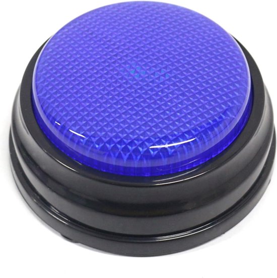 Set van 6 Kleuren Opneembare Knop, Hondenknoppen voor Communicatie Huisdiertrainingszoemer, Hondenspraak 30 Seconden Opnamesprekende Knoppen voor Katten Honden Huisdieren