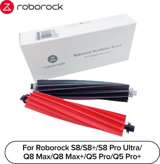 Roborock Afneembare Hoofdborstel-DuoRoller Borstel-Robotstofzuiger Onderdelen-Voor Roborock S8/S8+/S8 Pro Ultra/Q8 Max/Q8 Max+/Q5 Pro/Q5 Pro+