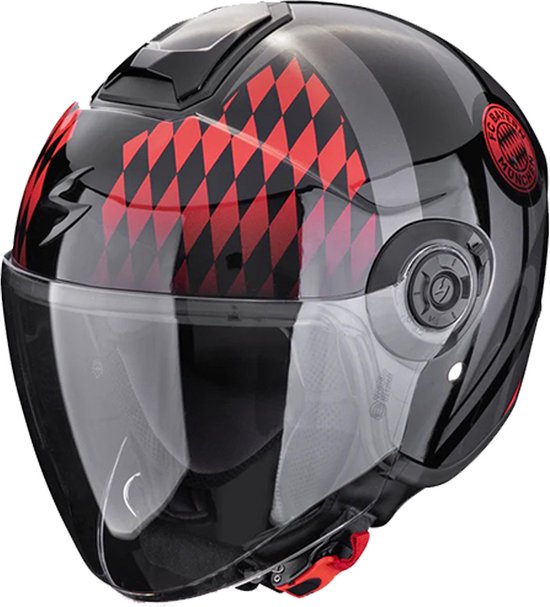 Foto: Scorpion exo city ii fc bayern black red 3xl maat 3xl helm