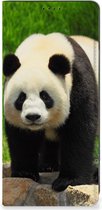 Hoesje Geschikt voor OPPO A58 4G Telefoontas Panda