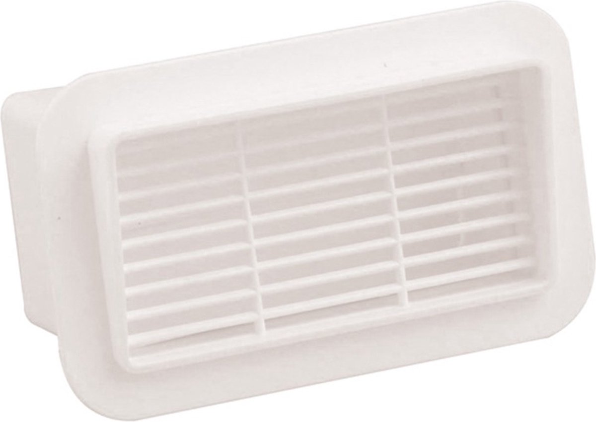 Nedco Lamellenrooster 110x54mm wit