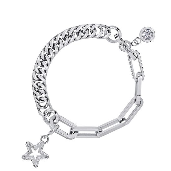 iXXXi-Connect-Leanne-Zilver-Dames-Armband (sieraad)-16.5cm
