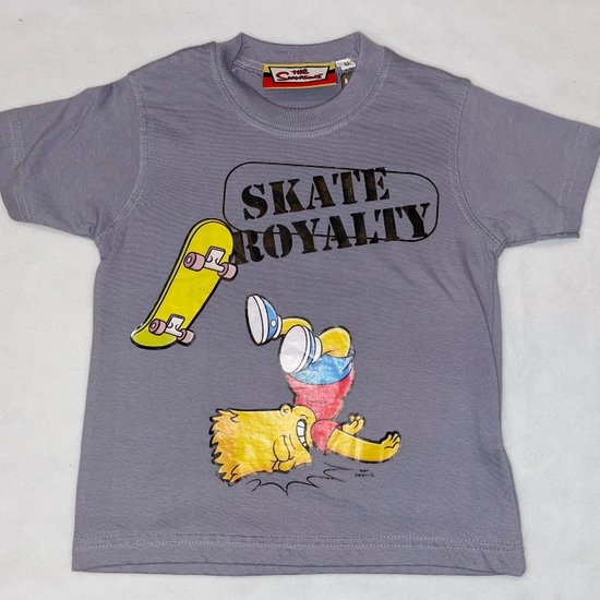 The Simpsons Shirt Grijs val-Maat 116