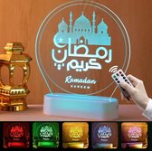 Décoration d'intérieur LED 3D - Mosquée de Décoration Ramadan - Lampe de table