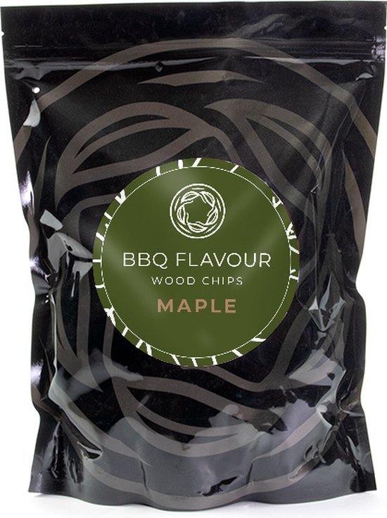 BBQ Flavour - Rookhout - Rookmot - Rooksnippers - Esdoorn - Maple - 500 gr - BBQ Flavour