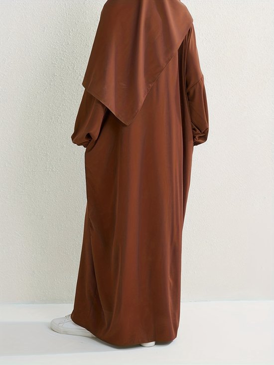 Nivard Abaya - Vêtements de prière Femmes - Vêtements islamiques - Jilbab - Khimar - Femme - Alhamdulillah - Vert