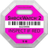 ShockWatch®2 schokindicator 5G Roze, inclusief framing label - pak met 10 stuks