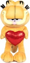 Garfield Kat met Hart Pluche Knuffel XXL 100 cm {Speelgoed Knuffeldier Knuffelpop voor jongens meisjes kinderen | Garfield Odie XL Plush Toy}