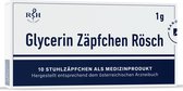 Rösch & Handel Glycerine Zetpillen 1 gr. - 10 stuks verpakking