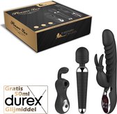 Intimate Desires - Pleasure Box - Verwarmde Vibrator - Clitoris Stimulator - Magic Wand Vibrator - 3 in 1 set