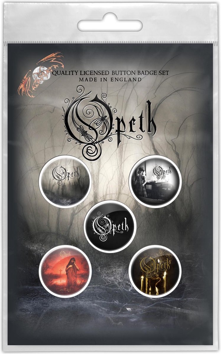 Opeth - Classic Albums Badge/button - Set van 5 - Multicolours
