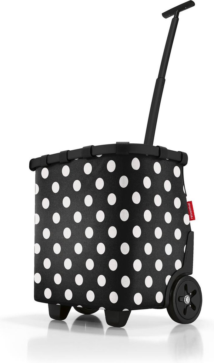 Bol.com Reisenthel Carrycruiser Boodschappentrolley - 40L - Frame Dots Wit aanbieding