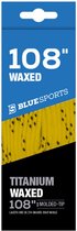 Blue Sports - waxed veters 108inch - 274cm geel voor ijshockeyschaats