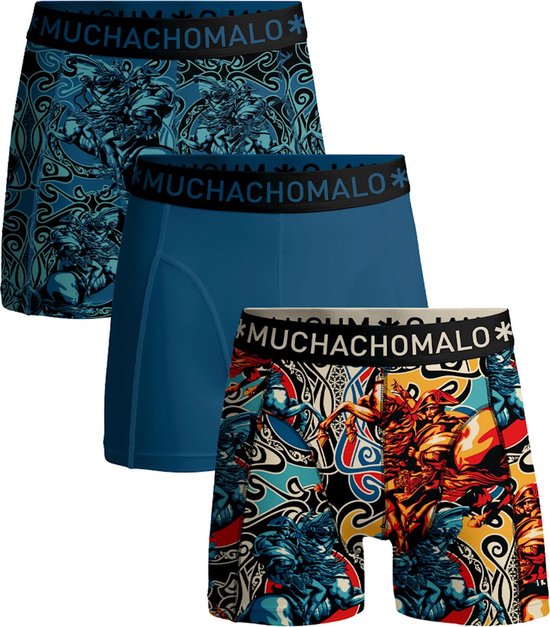 Muchachomalo boxershorts - heren boxers normale (3-pack) - Boxer Shorts Alps - Maat: