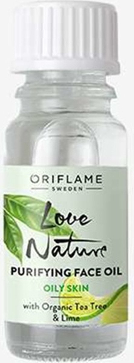 LOVE NATURE Purifying Face Oil with Organic Tea Tree & Lime