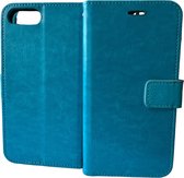 Portemonnee Book Case Hoesje Geschikt voor: iPhone 7 Plus / 8 Plus - turquoise