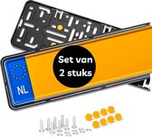 Kentekenplaat houder - EU maat - Set van 2 - Incl bevestigingsmateriaal - 520 x 110 mm